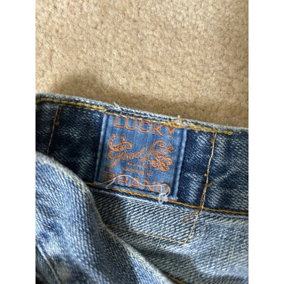 Lucky Brand | Good Luck to the Owner Distressed Denim Jeans Women's 31/31 - Picture 5 of 9